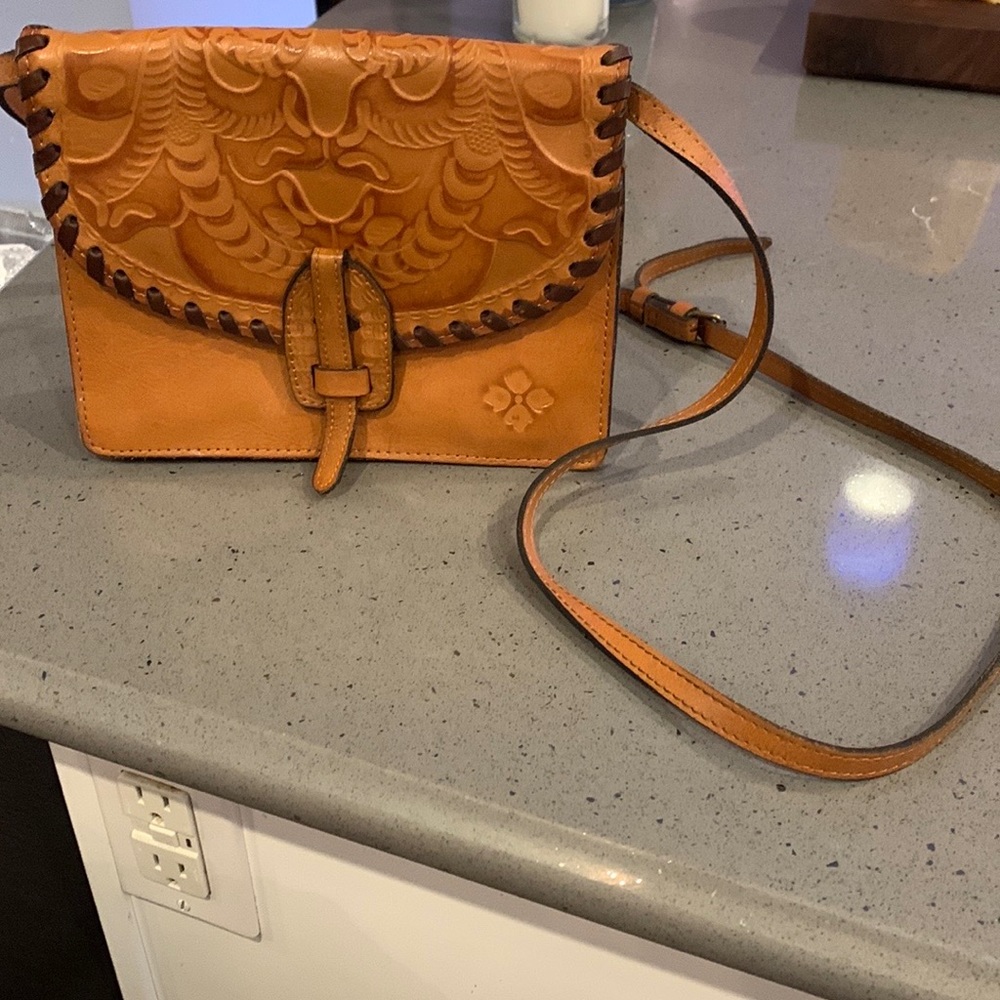 Patricia Nash Hand tooled crossbody purse